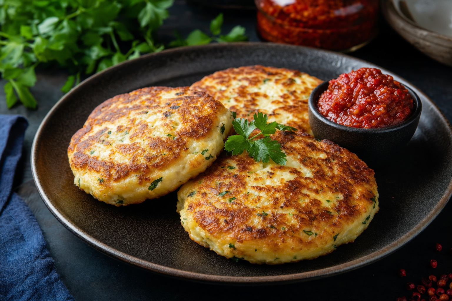 Zarmatsi Chatschapuri — Die schnelle Pfannenvariante des Chatschapuri: Quark, Käse und Kräuter
